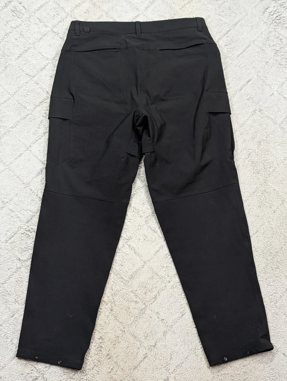 Lululemon Pants Mens 31x29 Black Utilitarian Cargo Outdoor Rugged Stretch Casual